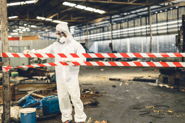 Professional Biohazard technician working in Jefferson, GA